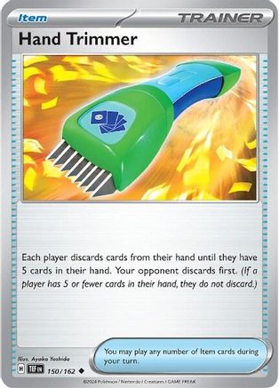 Hand Trimmer 150/162 - Reverse Holofoil SV05 Temporal Forces - Uncommon