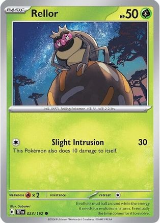 Rellor 023/162 - Reverse Holofoil SV05 Temporal Forces - Common