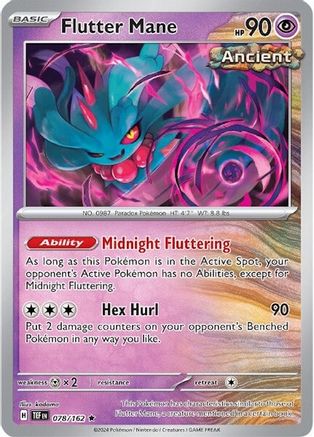 Flutter Mane 078/162 - Holofoil SV05 Temporal Forces - Rare