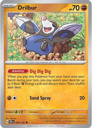 Drilbur 085/162 SV05 Temporal Forces - Common