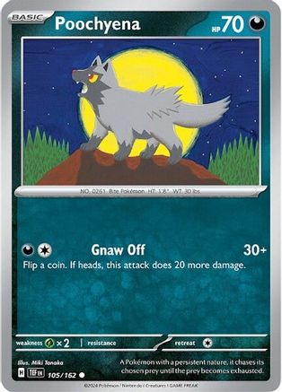 Poochyena 105/162 SV05 Temporal Forces - Common