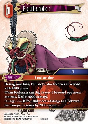 Foulander (22-012C) - Hidden Hope Foil