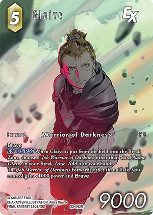 Glaive EX (Full Art) (22-062R) - Hidden Hope Foil