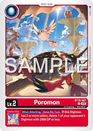 Poromon (BT16-001) - Beginning Observer
