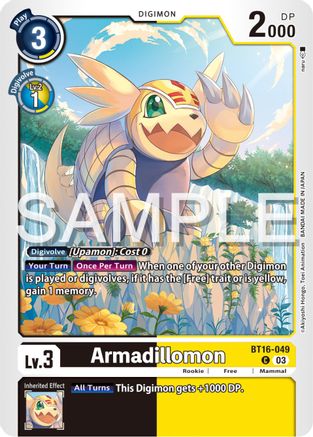 Armadillomon (BT16-049) - Beginning Observer