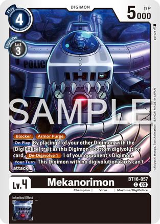 Mekanorimon (BT16-057) - Beginning Observer