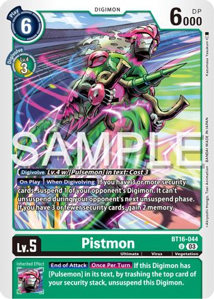 Pistmon (BT16-044) - Beginning Observer
