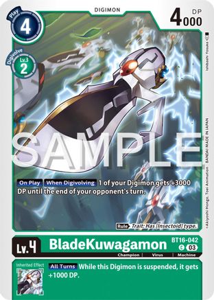 BladeKuwagamon (BT16-042) - Beginning Observer