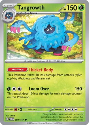 Tangrowth 002/167 SV06 Twilight Masquerade - Common