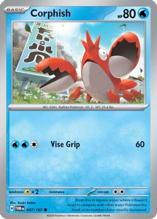 Corphish 047/167 SV06 Twilight Masquerade - Common