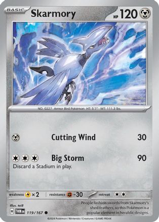 Skarmory 119/167 SV06 Twilight Masquerade - Common