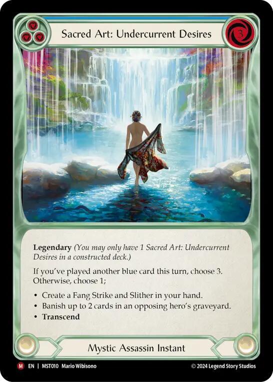 Sacred Art: Undercurrent Desires // Inner Chi (BLUE) / Majestic / MST