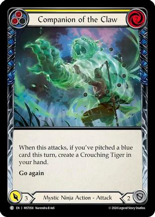 Companion of the Claw (Yellow) (MST058) - Part the Mistveil