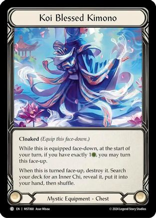 Koi Blessed Kimono (MST068) - Part the Mistveil Cold Foil