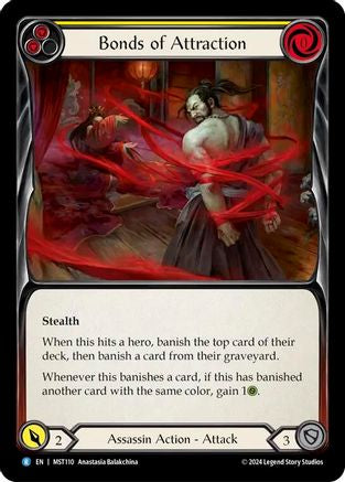 Bonds of Attraction (Yellow) (MST110) - Part the Mistveil Rainbow Foil