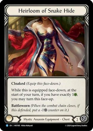 Heirloom of Snake Hide (MST005) - Part the Mistveil Cold Foil