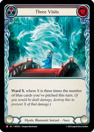 Three Visits (MST033) - Part the Mistveil Rainbow Foil