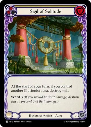 Sigil of Solitude (Yellow) (MST144) - Part the Mistveil Rainbow Foil