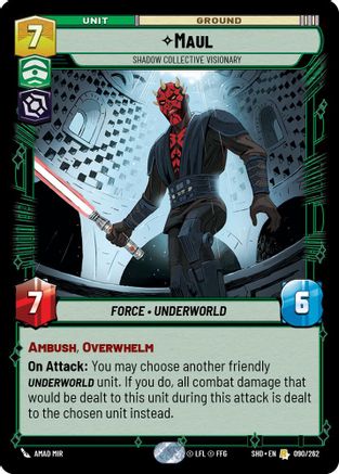 Maul - Shadow Collective Visionary (090/262) - Shadows of the Galaxy