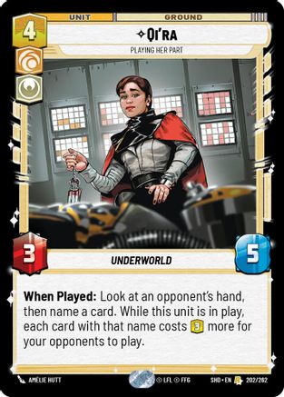Qi'ra - Playing Her Part (202/262) - Shadows of the Galaxy