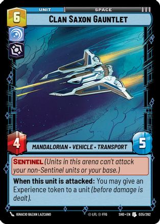 Clan Saxon Gauntlet (035/262) - Shadows of the Galaxy