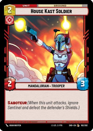 House Kast Soldier (162/262) - Shadows of the Galaxy Foil