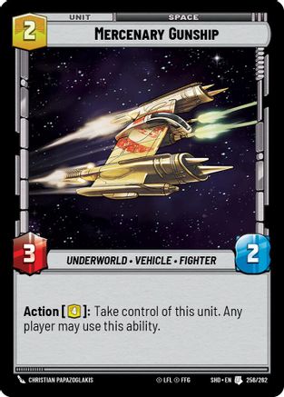 Mercenary Gunship (256/262) - Shadows of the Galaxy