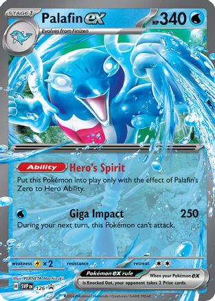 Palafin ex 126 - Holofoil SV Scarlet & Violet Promo Cards - Promo