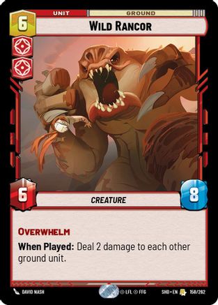 Wild Rancor (158/262) - Shadows of the Galaxy