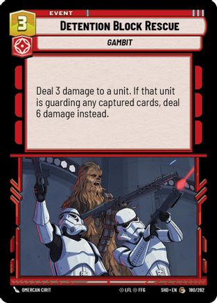 Detention Block Rescue (180/262) - Shadows of the Galaxy Foil