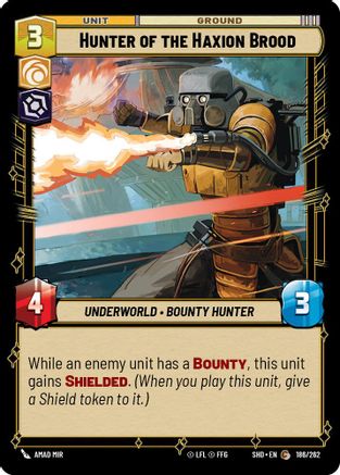 Hunter of the Haxion Brood (186/262) - Shadows of the Galaxy Foil