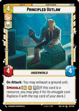 Principled Outlaw (201/262) - Shadows of the Galaxy Foil