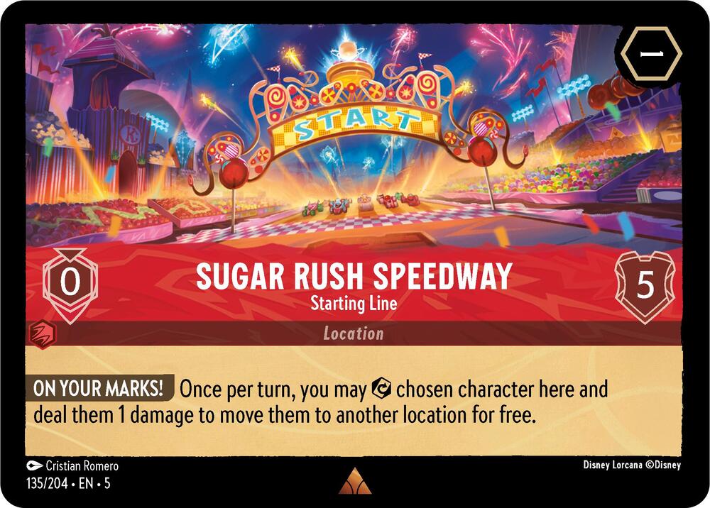 Sugar Rush Speedway - Starting Line / Rare / LOR5