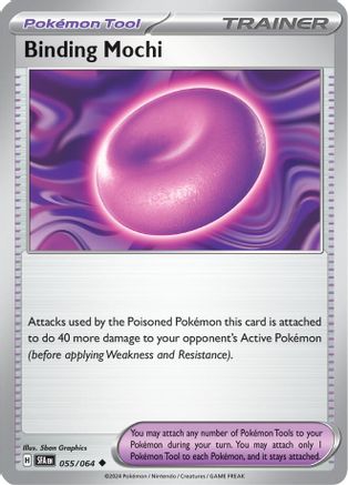 Binding Mochi 055/064 - Reverse Holofoil SV Shrouded Fable - Uncommon