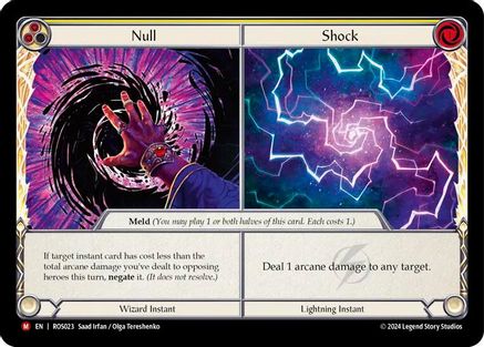 Null // Shock (ROS023) - Rosetta Rainbow Foil