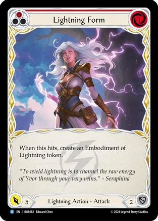 Lightning Form (Red) (ROS082) - Rosetta Rainbow Foil