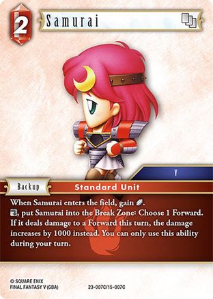 Samurai (23-007C/15-007C) - Hidden Trials Foil