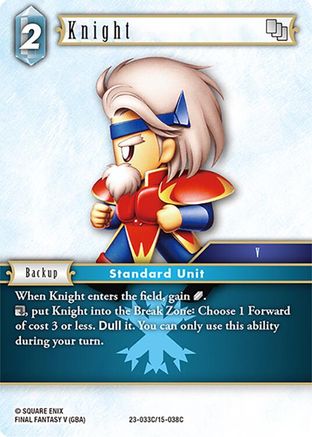 Knight (23-033C/15-038C) - Hidden Trials Foil