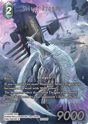 Silver Dragon (Full Art) (23-044R) - Hidden Trials Foil