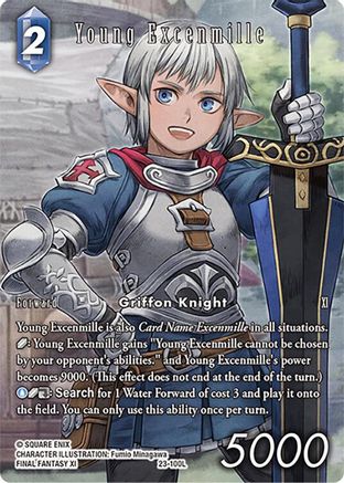 Young Excenmille (Full Art) (23-100L) - Hidden Trials Foil