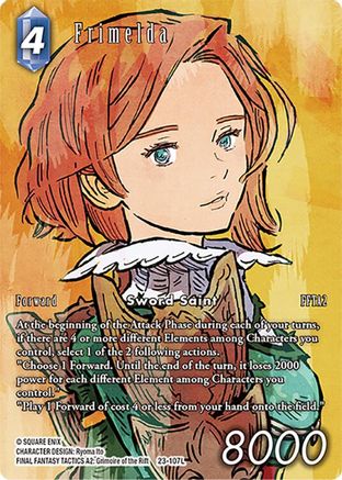 Frimelda (Full Art) (23-107L) - Hidden Trials Foil