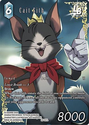 Cait Sith LB (Full Art) (23-121L) - Hidden Trials Foil