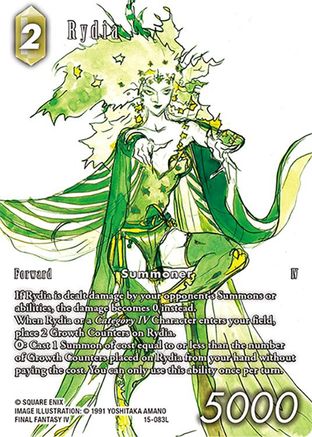 Rydia (Full Art Reprint) (15-083L) - Hidden Trials Foil