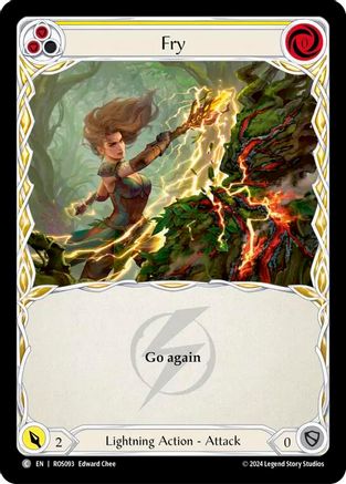 Fry (Yellow) (ROS093) - Rosetta Rainbow Foil