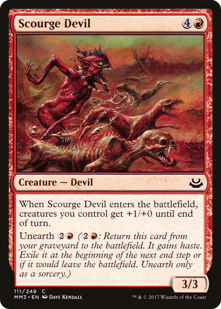 Scourge Devil (MM3-111) - Modern Masters 2017 Foil