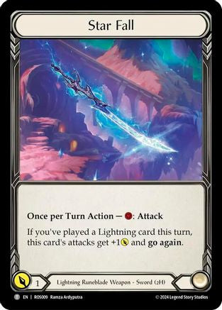 Star Fall // Volzar, the Lightning Rod (ROS009) - Rosetta Cold Foil