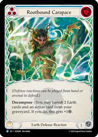 Rootbound Carapace (Blue) (ROS044) - Rosetta