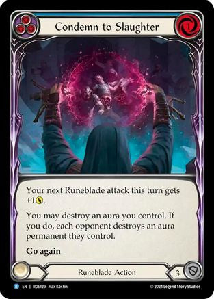 Condemn to Slaughter (Blue) (ROS129) - Rosetta Rainbow Foil