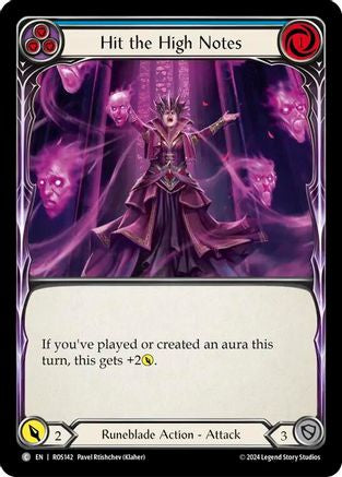 Hit the High Notes (Blue) (ROS142) - Rosetta Rainbow Foil