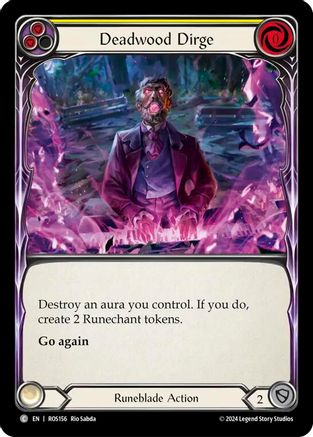 Deadwood Dirge (Yellow) (ROS156) - Rosetta Rainbow Foil